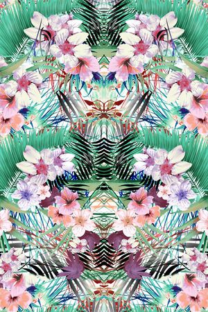 对称花印花华亿平台图片