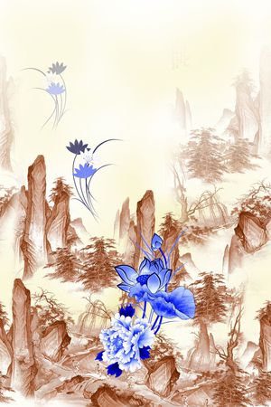 国画印花华亿平台图片