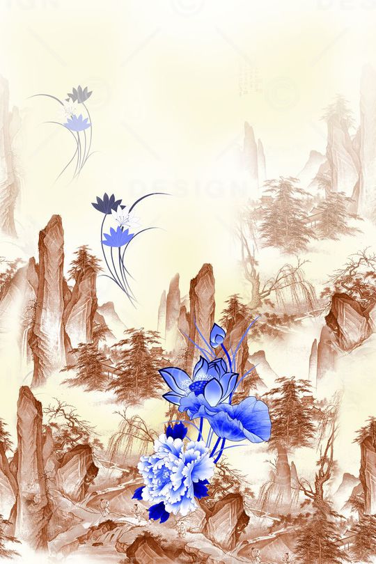 国画印花华亿平台图片