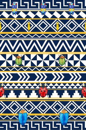 几何印花华亿平台图片