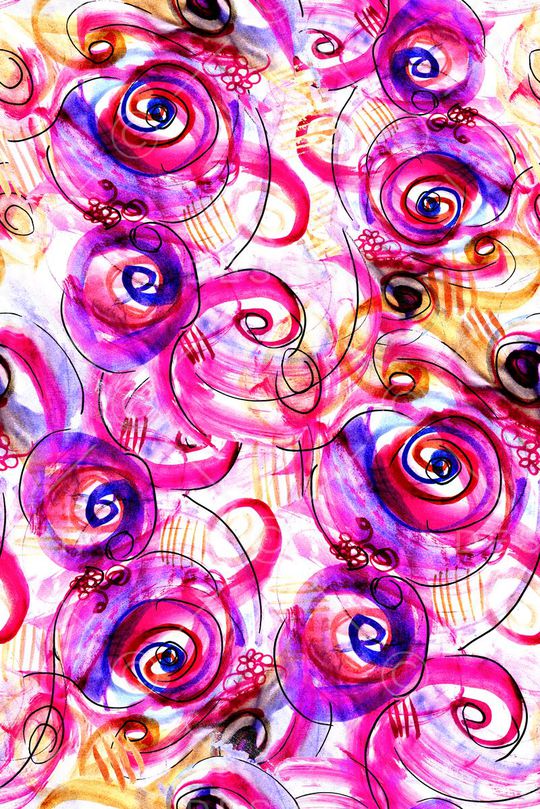 手绘印花华亿平台图片