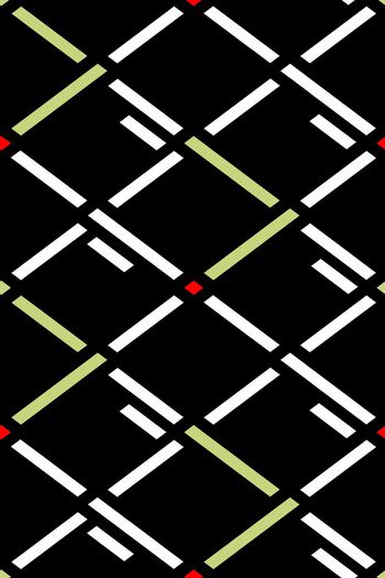 535229-抽象几何格子男装毛衣图案