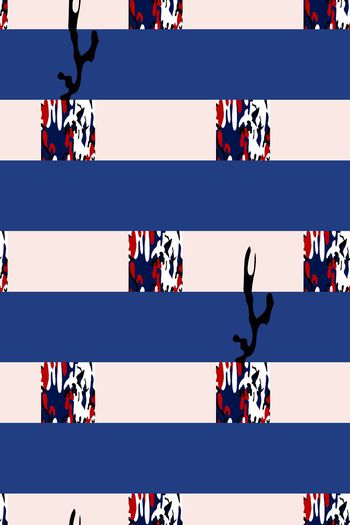 535235-抽象条纹涂鸦男装图案