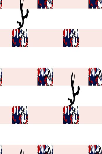 535239-抽象条纹涂鸦男装图案