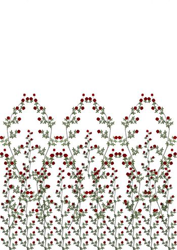 535332-复古 时尚玫瑰花 枝叶组合 华亿平台