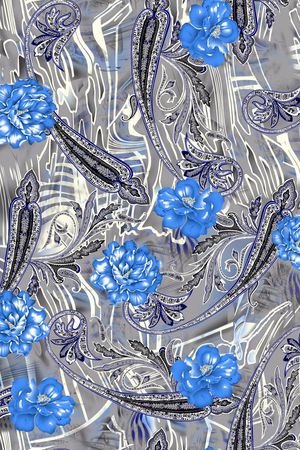 线条印花华亿平台图片