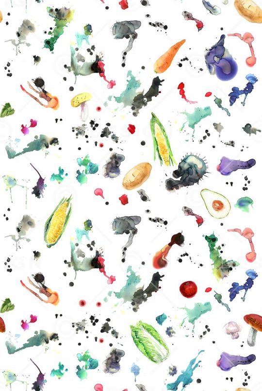 水墨印花华亿平台图片