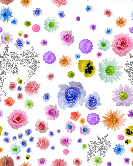 纯色底印花华亿平台图片