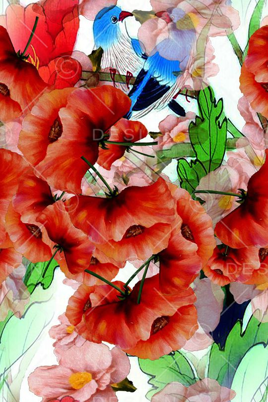 复古印花华亿平台图片