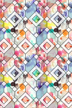 水墨印花华亿平台图片