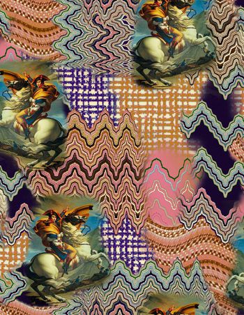 拿破仑印花印花华亿平台图片