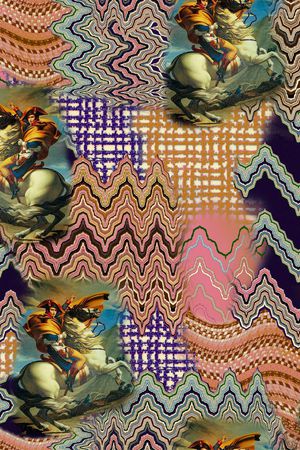 拿破仑印花印花华亿平台图片