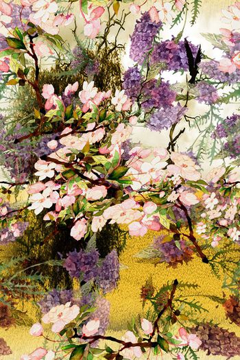 意境抽象风印花华亿平台图片