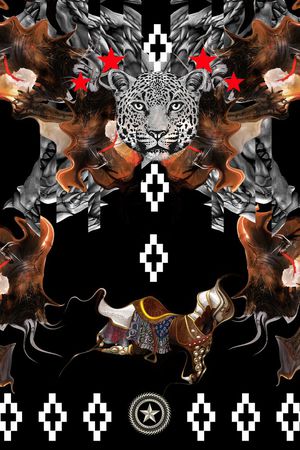 范思哲标志印花华亿平台图片