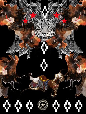 范思哲标志印花华亿平台图片