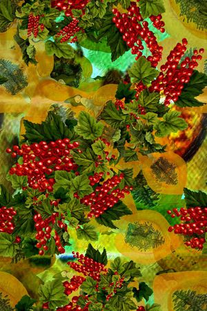 红色粒子印花华亿平台图片