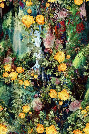 森林风印花华亿平台图片