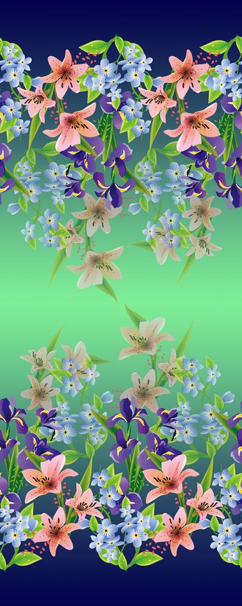 535603-花卉双边定位华亿平台层稿支持单边定位