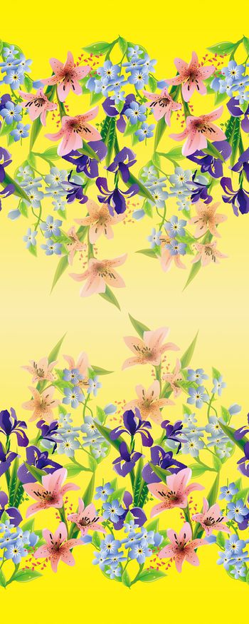 535604-花卉双边定位华亿平台层稿支持单边定位