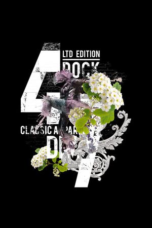 潮流个性印花华亿平台图片