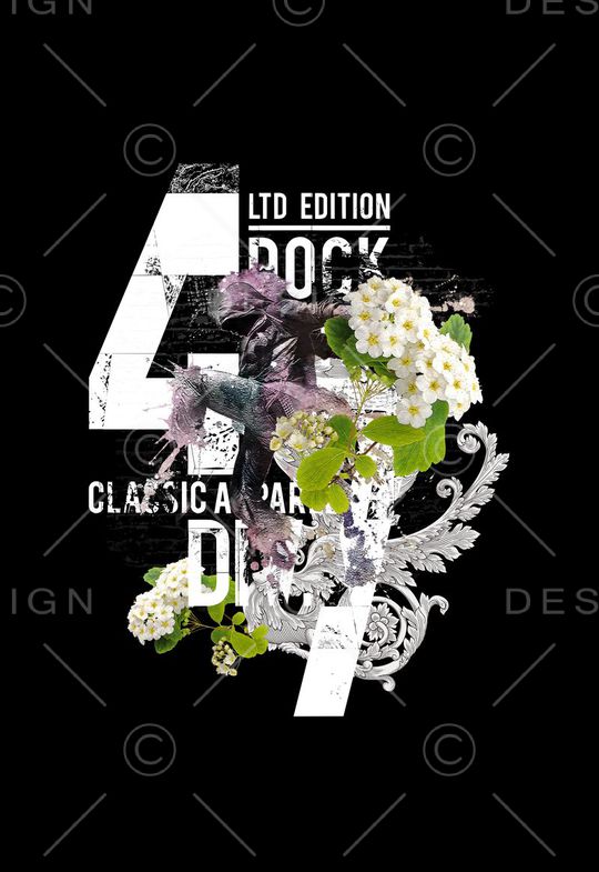 潮流个性印花华亿平台图片