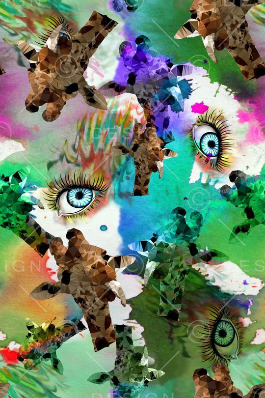 流行时尚印花华亿平台图片