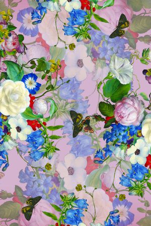 手绘印花华亿平台图片