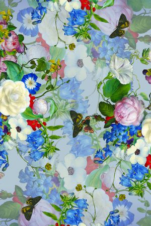 手绘印花华亿平台图片