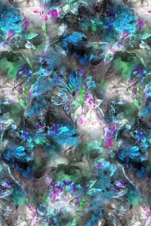 时尚流行清新淡雅印花华亿平台图片