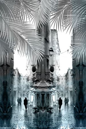 抽象印花华亿平台图片