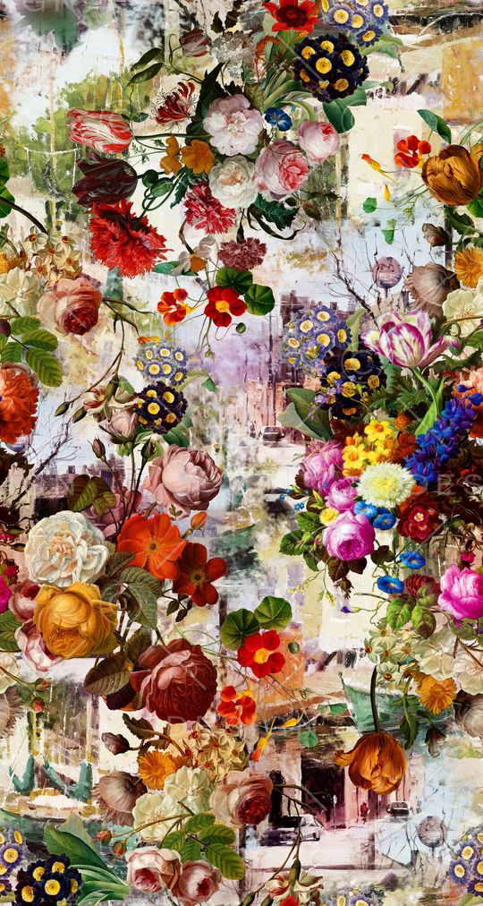 风景画印花华亿平台图片