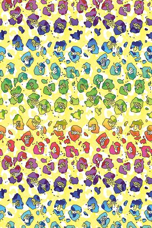 多彩贝壳印花华亿平台图片