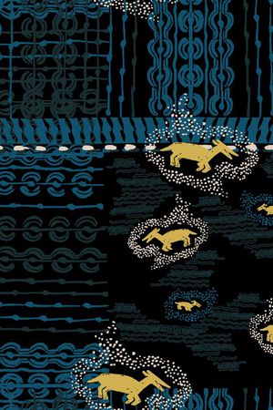 线条印花华亿平台图片