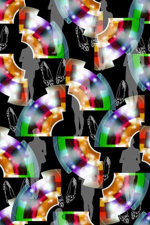 抽象印花华亿平台图片