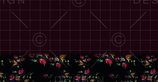 田园风印花华亿平台图片