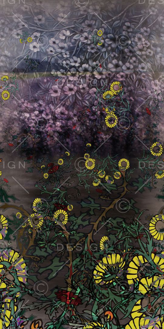 暗色系印花华亿平台图片