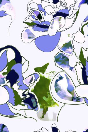 复古印花华亿平台图片