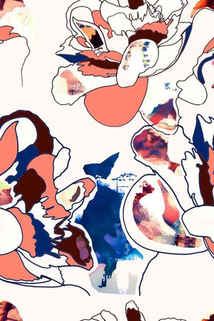 复古印花华亿平台图片