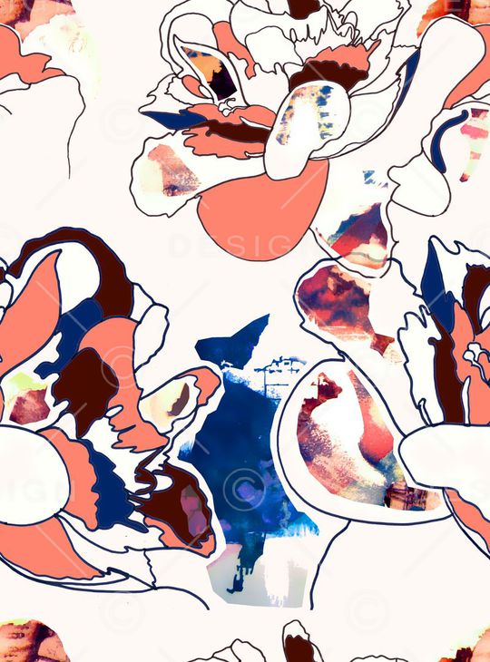 复古印花华亿平台图片