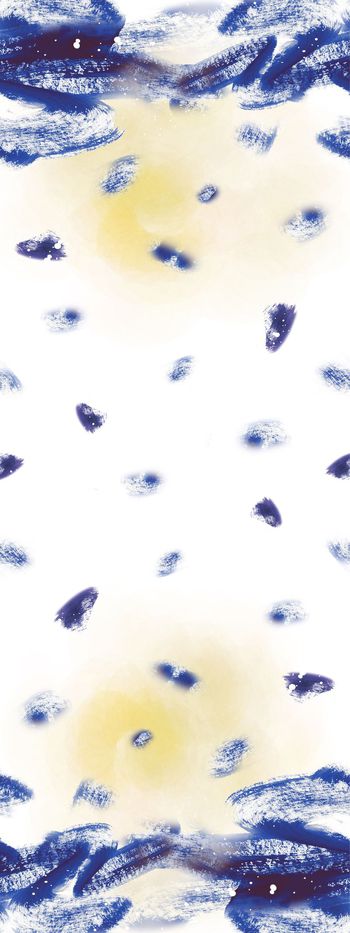 定位 水墨 抽象印花华亿平台图片