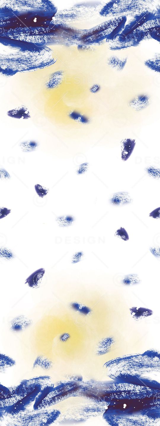 定位 水墨 抽象印花华亿平台图片