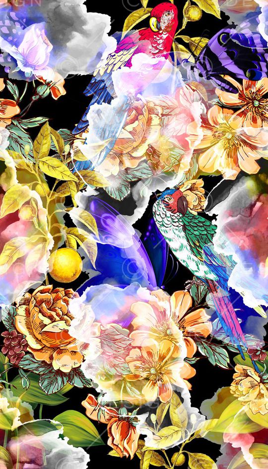 抽象印花华亿平台图片