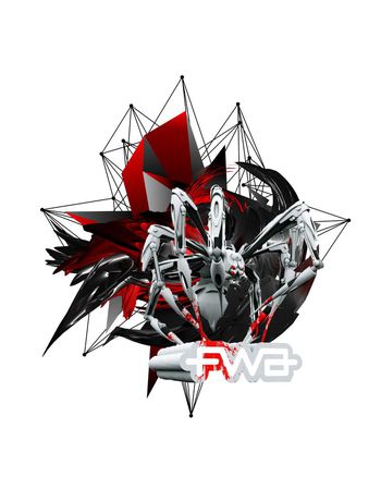 536200-机械蜘蛛，线条艺术，高清笔刷，高端