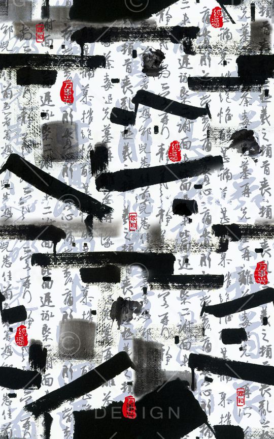 笔触印花华亿平台图片