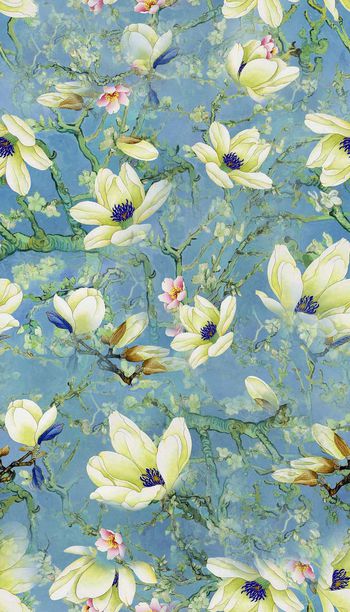 536261-中国风大师油画工笔玉兰