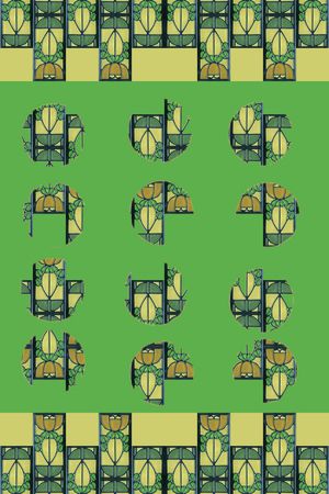 抽象印花华亿平台图片