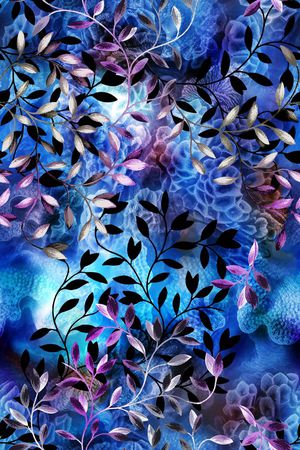 中国风印花华亿平台图片