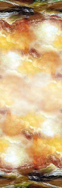 抽象海浪印花华亿平台图片