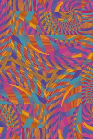 几何印花华亿平台图片