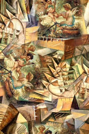 潮流时尚大牌印花华亿平台图片